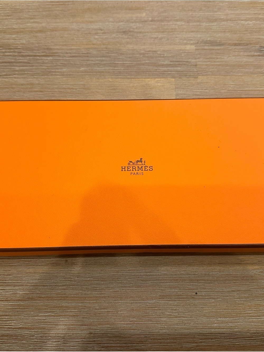 Authentic Hermès Orange Gift Box 15” x 5” w